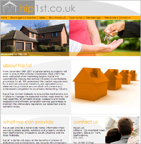 Hip1st.co.uk: Website Screenshot