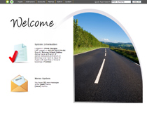 Web Application: DSO Home Screen