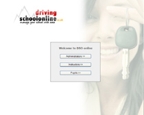 Web Application: DSO Login Screen
