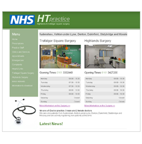 HTPractice.co.uk: Website Screenshot