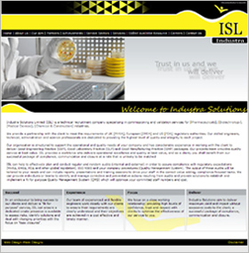 IndustraSolutions.com: Website Screenshot