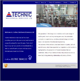 TechnicMSL.co.uk: Website Screenshot